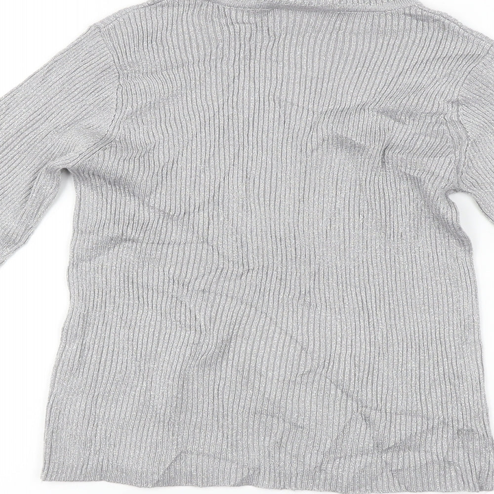 Sara Woman  Womens Silver   Pullover Jumper Size S