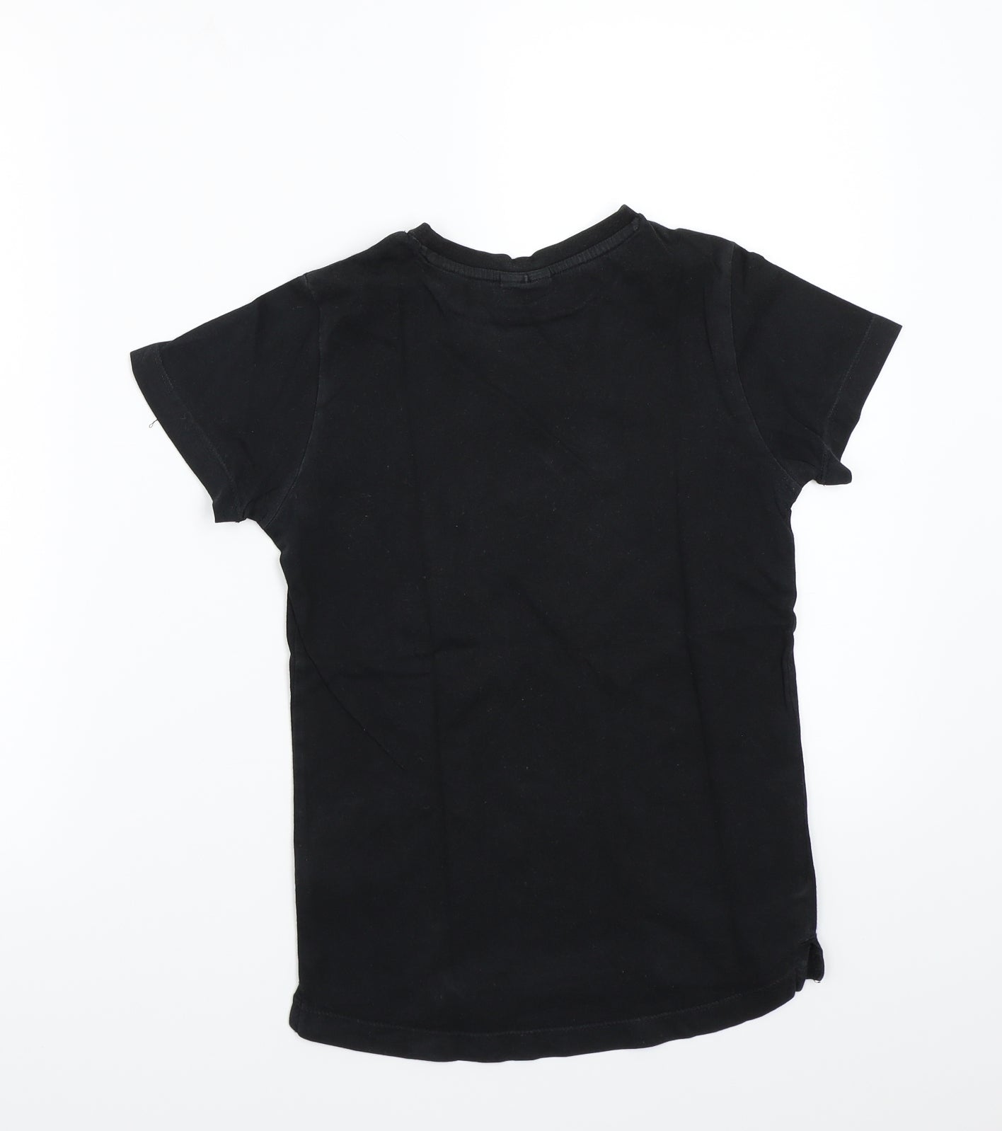 NEXT Boys Black   Basic T-Shirt Size 7 Years