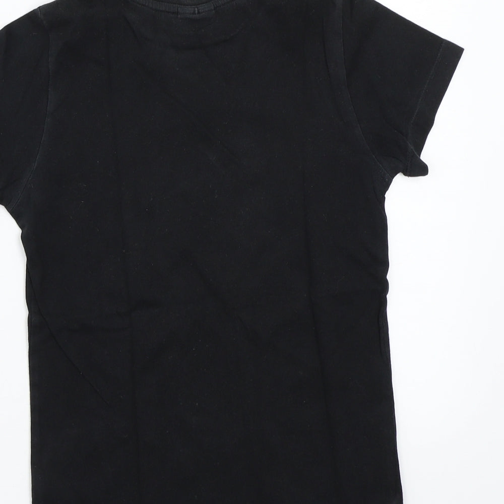 NEXT Boys Black   Basic T-Shirt Size 7 Years
