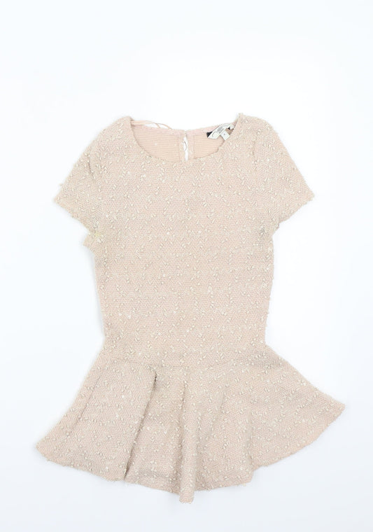 Newlook Womens Pink   Basic T-Shirt Size 8