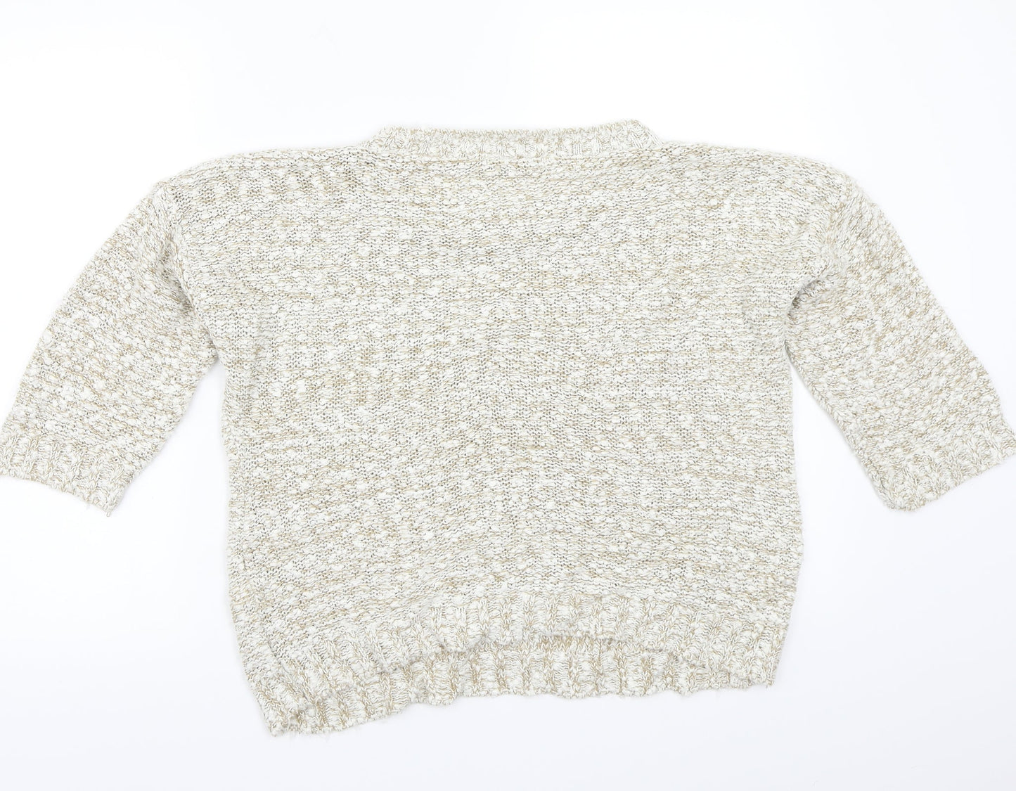 BM Womens Beige   Pullover Jumper Size S