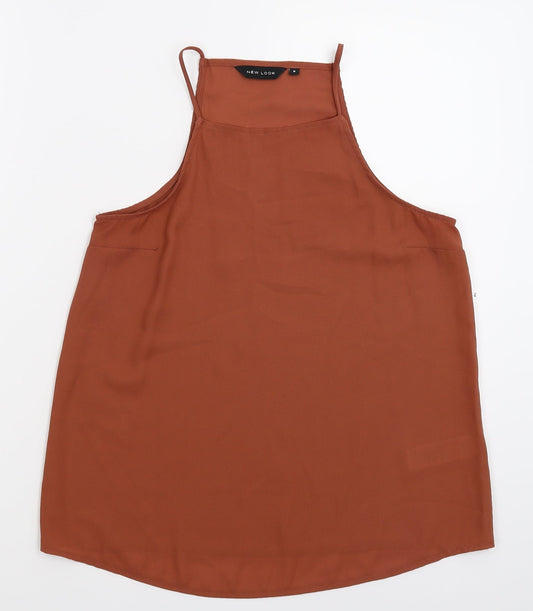New Look Womens Beige   Basic Tank Size 8