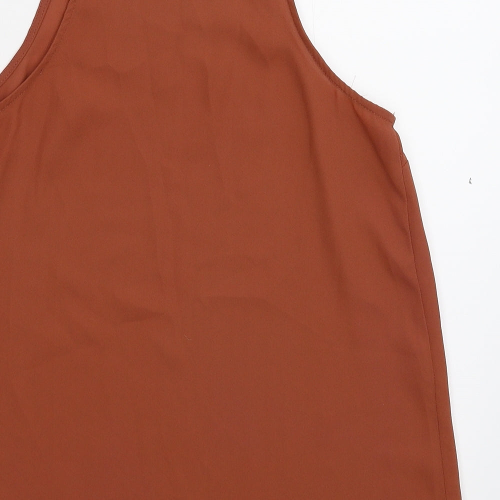 New Look Womens Beige   Basic Tank Size 8