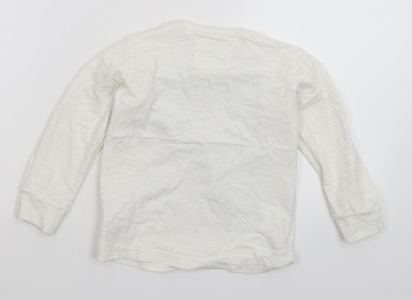 NEXT Boys White   Pullover Sweatshirt Size 2-3 Years