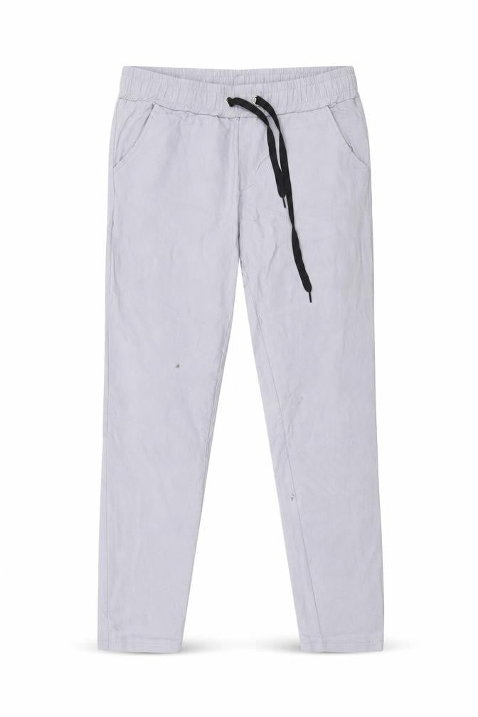 Preworn Girls Grey  Denim Jegging Jeans Size L - Made in Italy