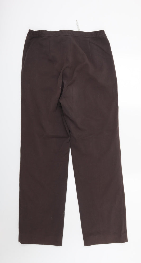 Oscan B Womens Brown   Trousers  Size 12 L27 in