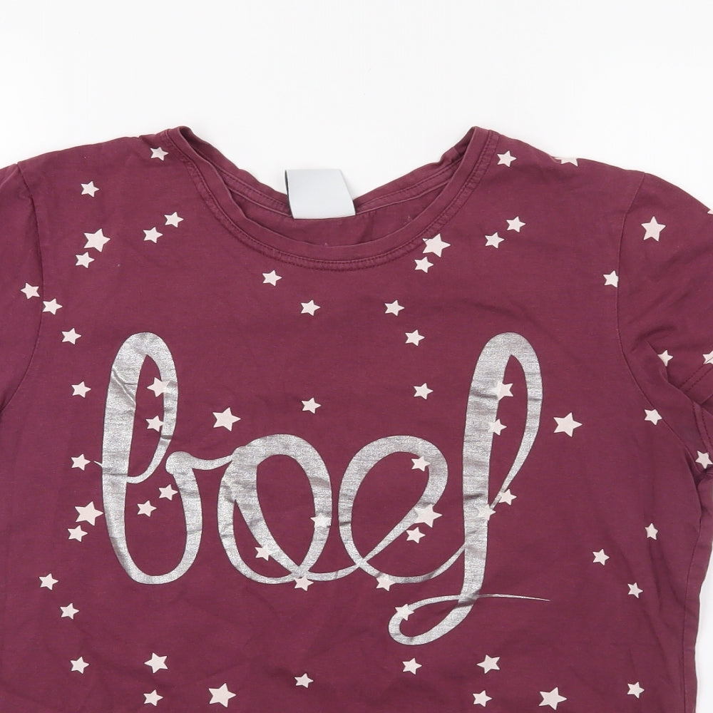 Colourful rebal Womens Red   Basic T-Shirt Size L