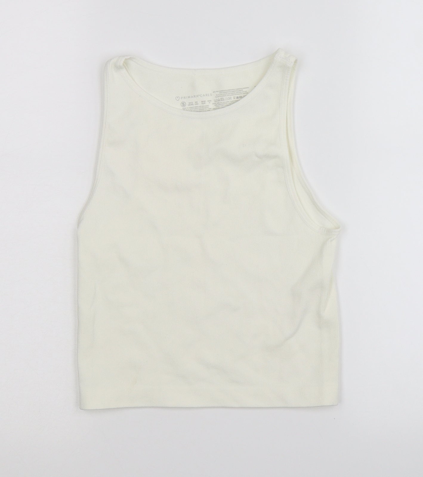 Primark Girls Beige   Basic Tank Size 10-11 Years