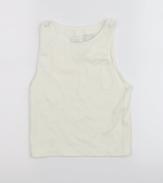 Primark Girls Beige   Basic Tank Size 10-11 Years