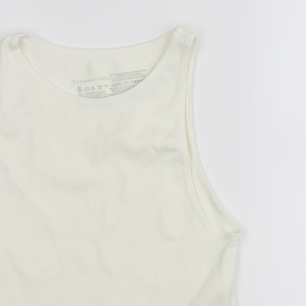 Primark Girls Beige   Basic Tank Size 10-11 Years