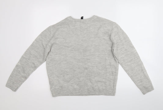Divided Womens Gold   Pullover Jumper Size S