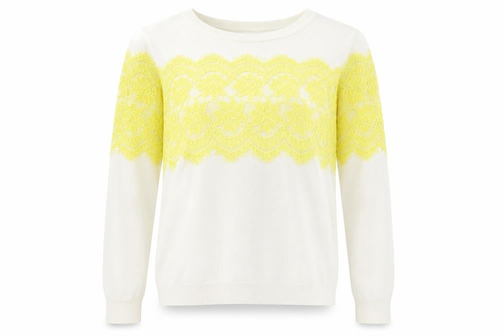 Very Womens Beige Floral  Pullover Jumper Size 16