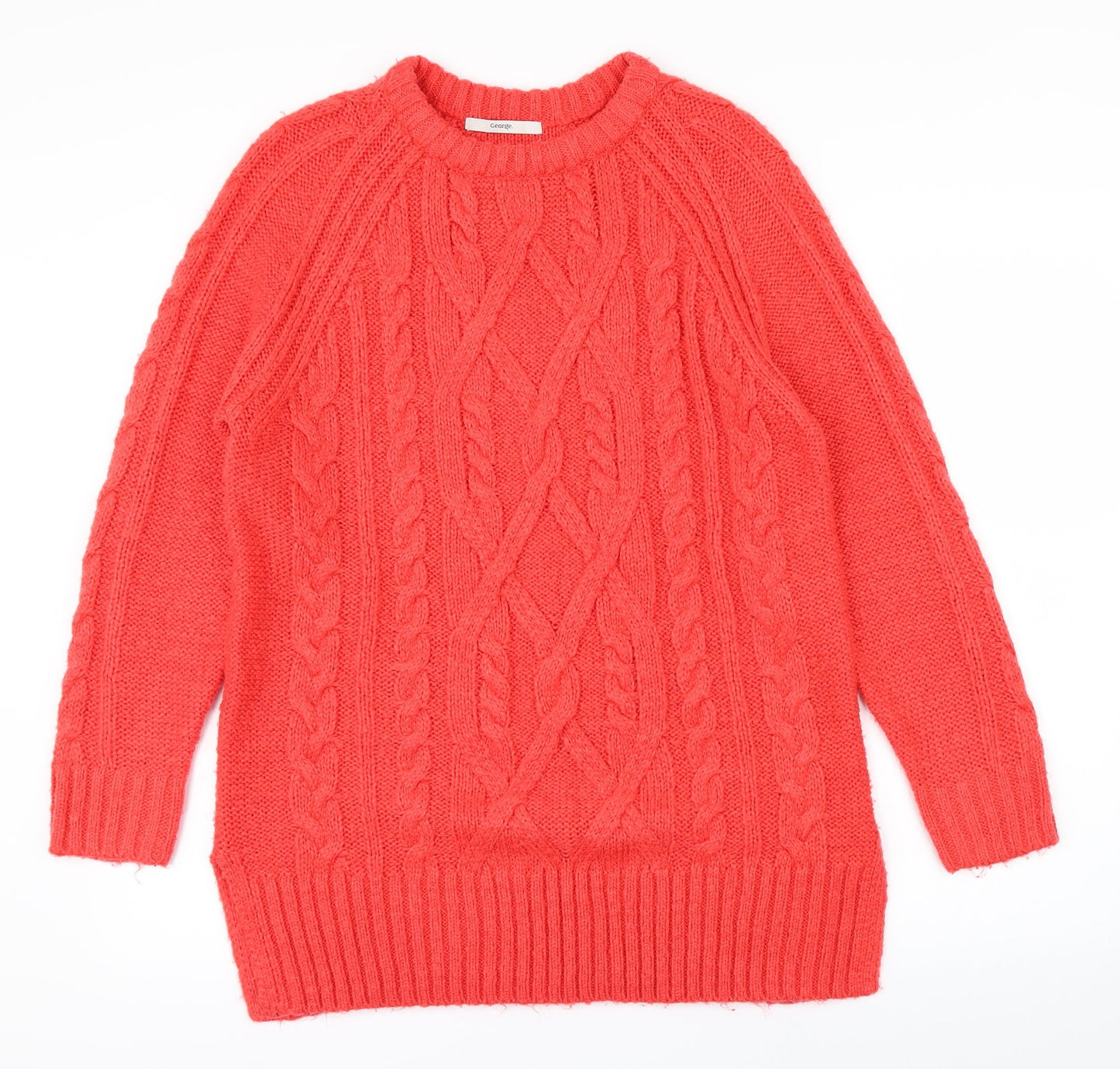 George` Womens Pink  Knit Pullover Jumper Size M