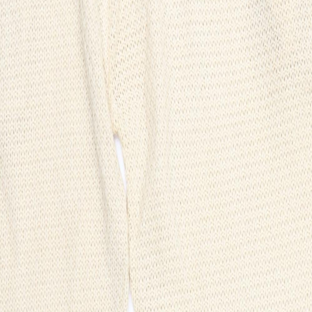 Misspap Womens Beige   Sweatpants Trousers Size 16 L29 in