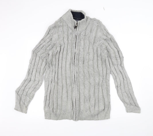 Maine New England Mens Grey   Jacket  Size L