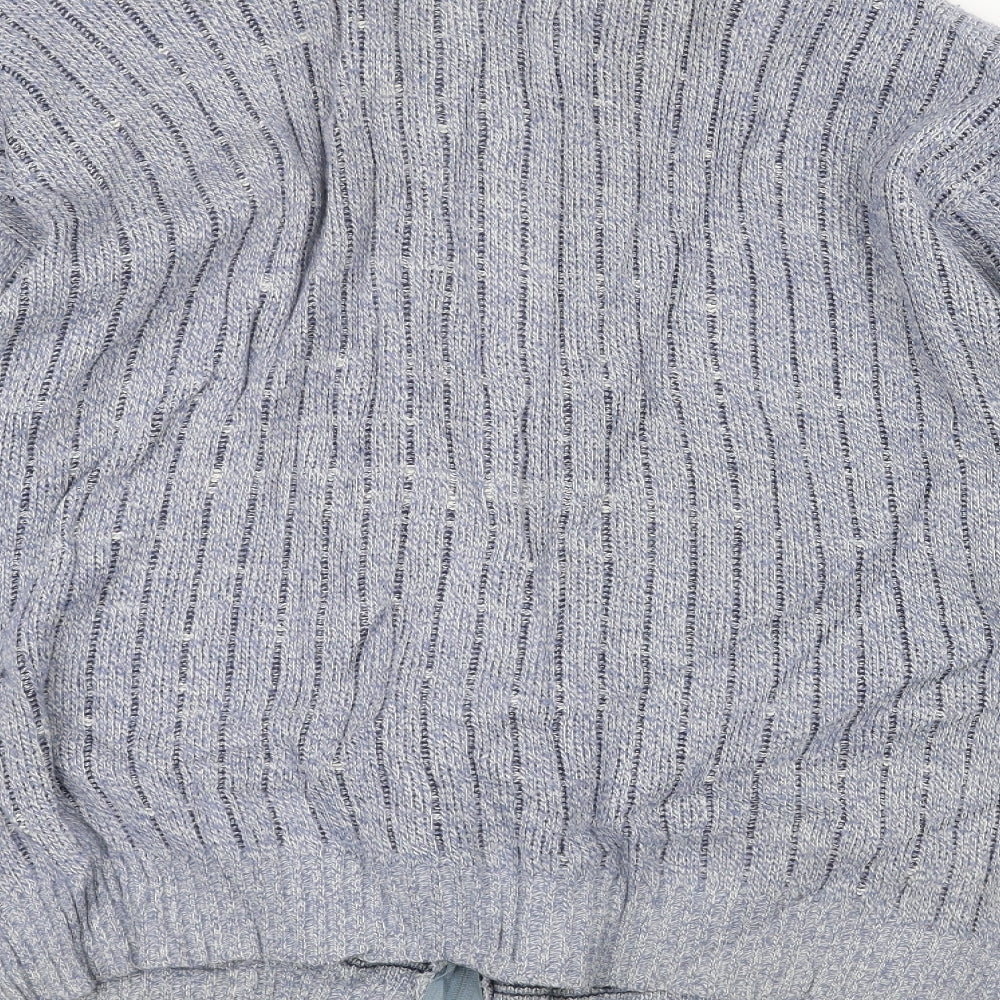 FAB Womens Blue   Full Zip Jumper Size L