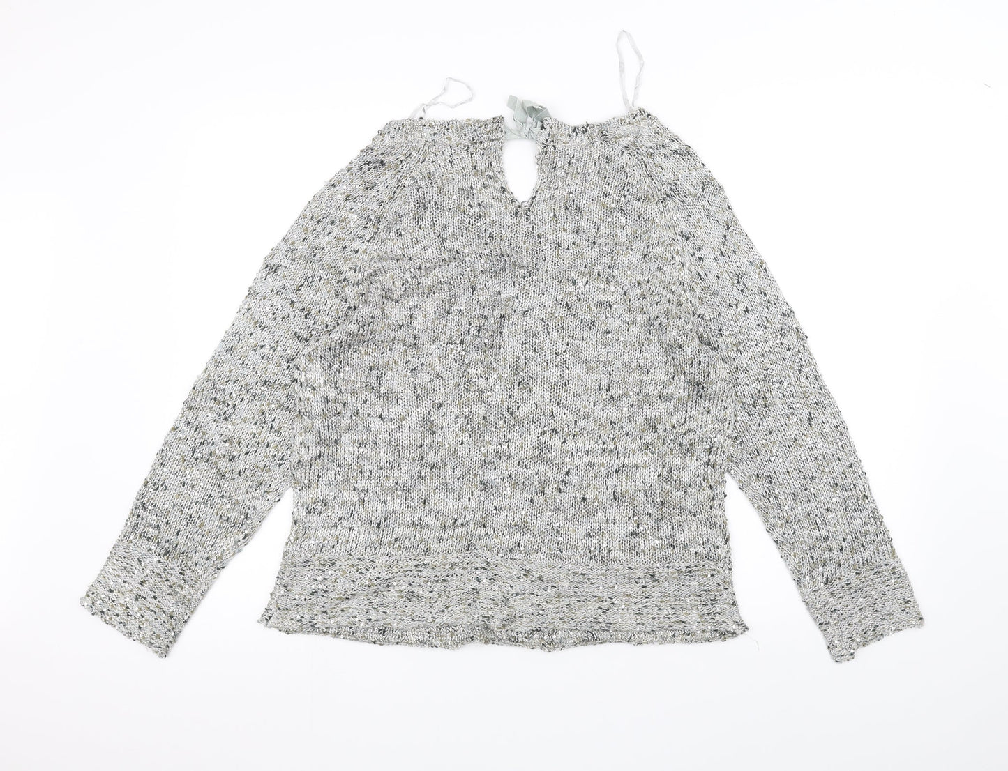 Jacqueline Riu Womens Grey   Pullover Jumper Size M