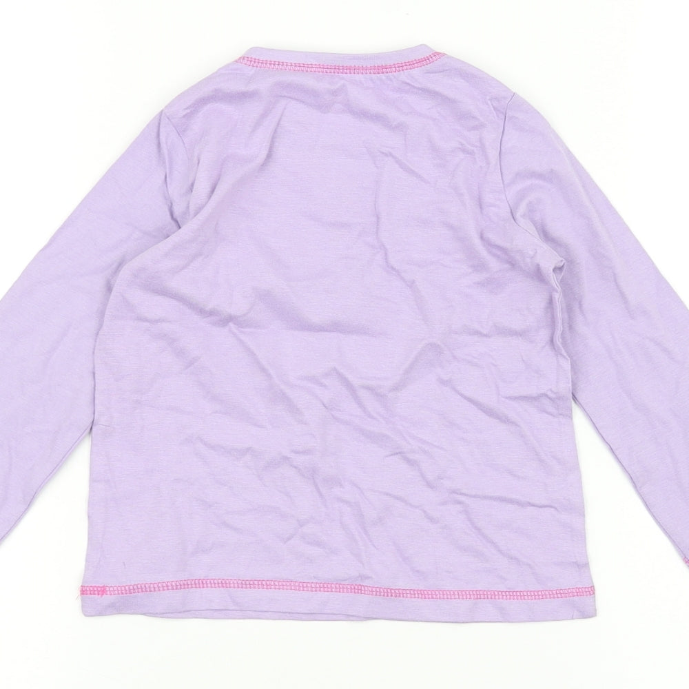 Studio Girls Purple   Basic T-Shirt Size 2-3 Years  - Cat