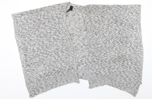 M&S Womens Grey   Cape Jumper One Size