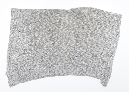 M&S Womens Grey   Cape Jumper One Size