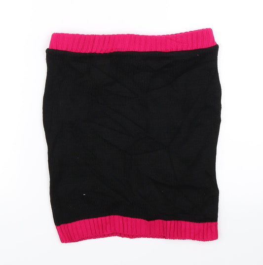 Dancing Leopard Womens Black   Mini Skirt Size M