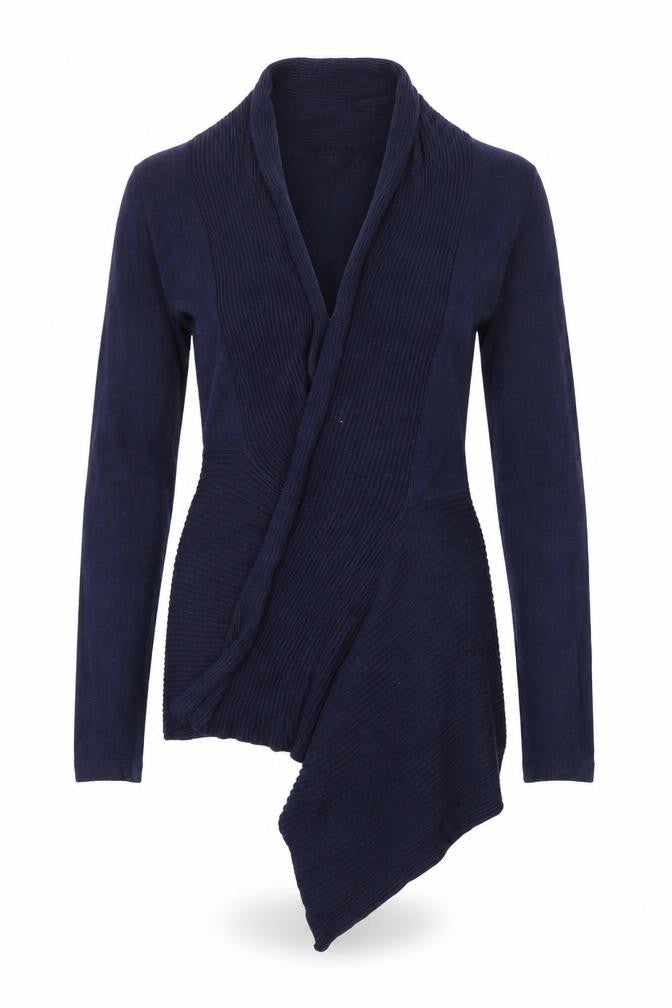 Next Womens Blue   Wrap Jumper Size 8