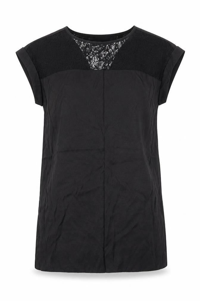 Dorothy Perkins Womens Black   Basic Blouse Size 8