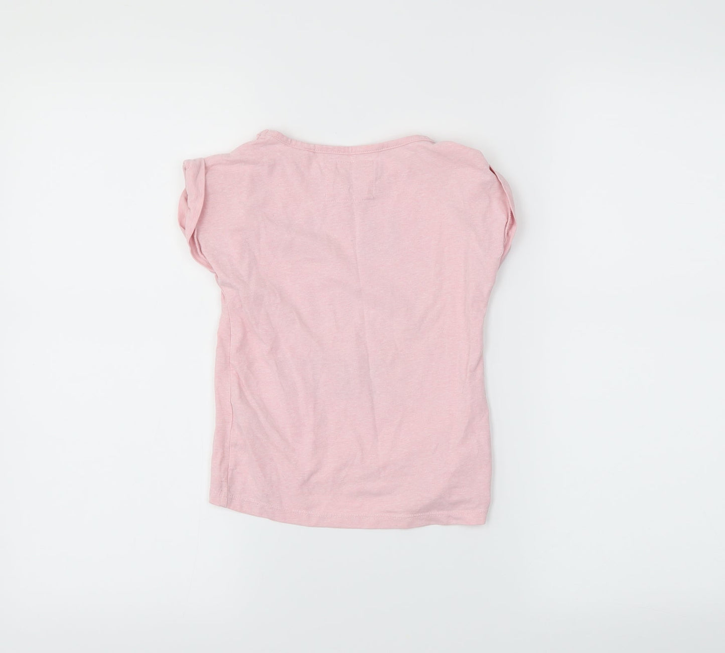 TU Girls Pink   Basic T-Shirt Size 5 Years