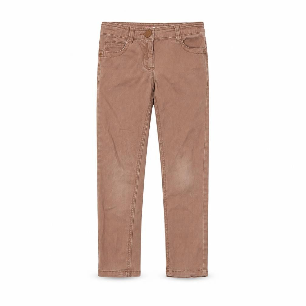 Next Girls Brown  Denim Skinny Jeans Size 7 Years