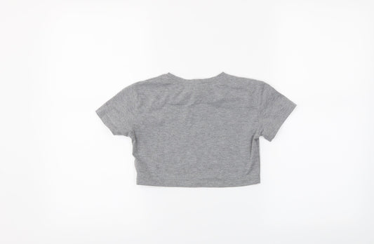 SheIn Girls Grey   Pullover T-Shirt Size 6-7 Years