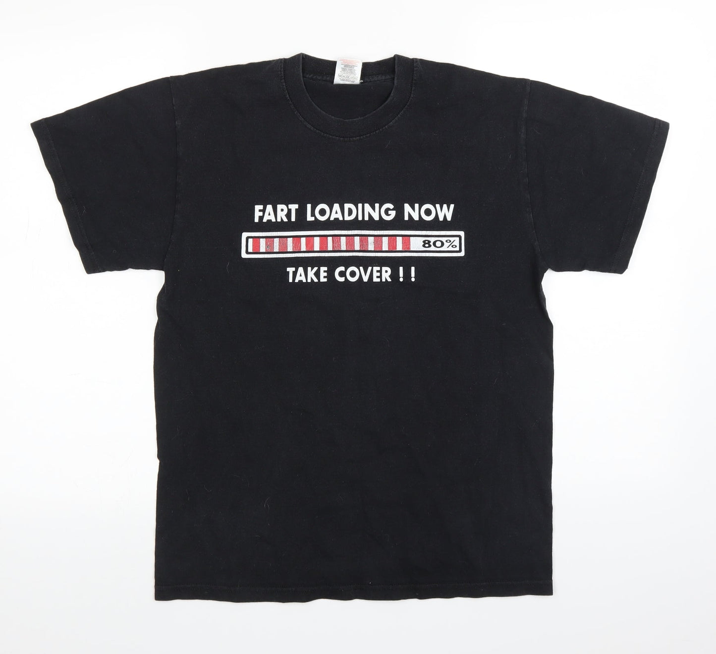 Fruit of the Loom Womens Black   Basic T-Shirt Size M  - humorous