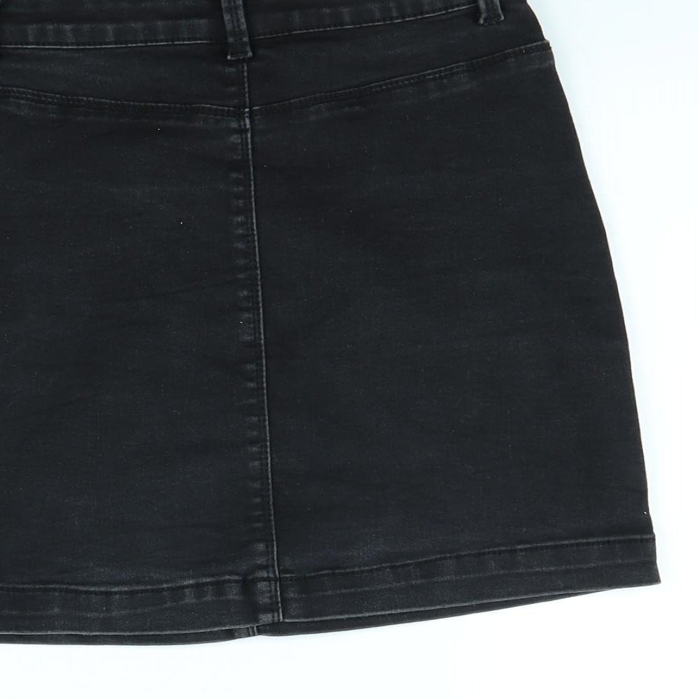 Missguided Womens Black   Mini Skirt Size 10