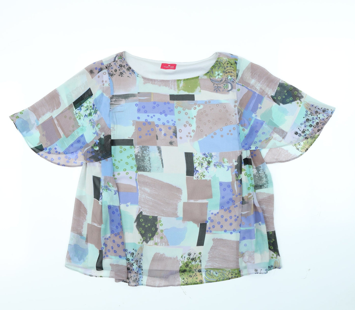 Together Womens Multicoloured   Basic Blouse Size 16