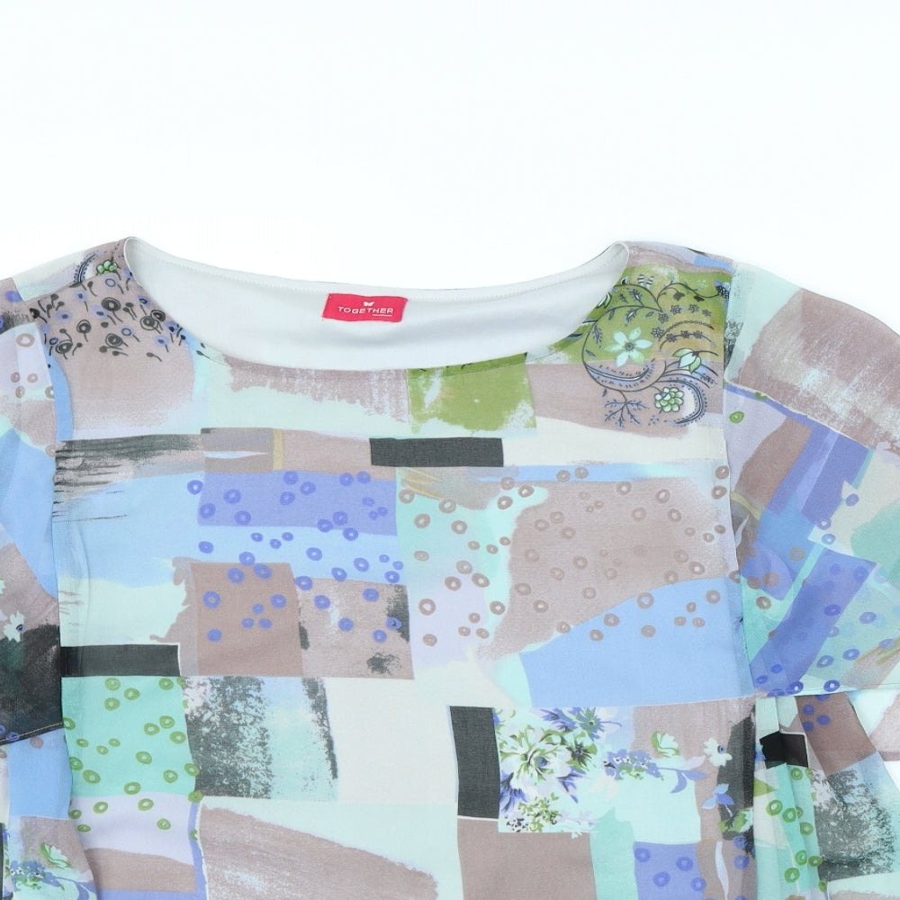 Together Womens Multicoloured   Basic Blouse Size 16