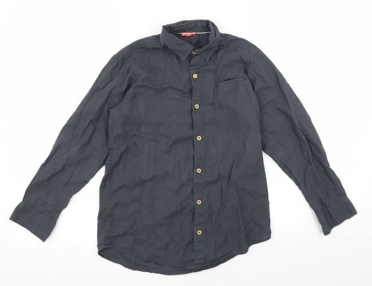 sunava Boys Green   Basic Button-Up Size 9 Years