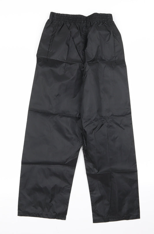 Preworn Womens Black   Trousers  Size 10 L22 in