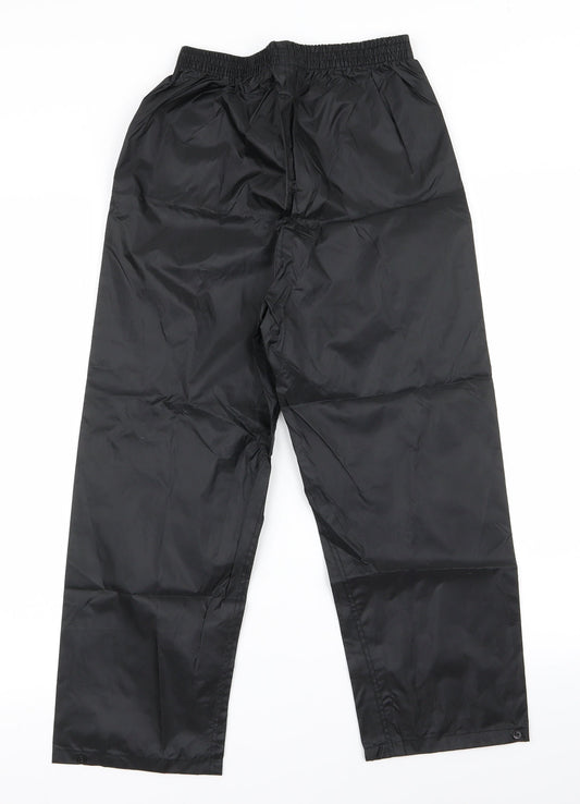 Preworn Womens Black   Trousers  Size 10 L22 in