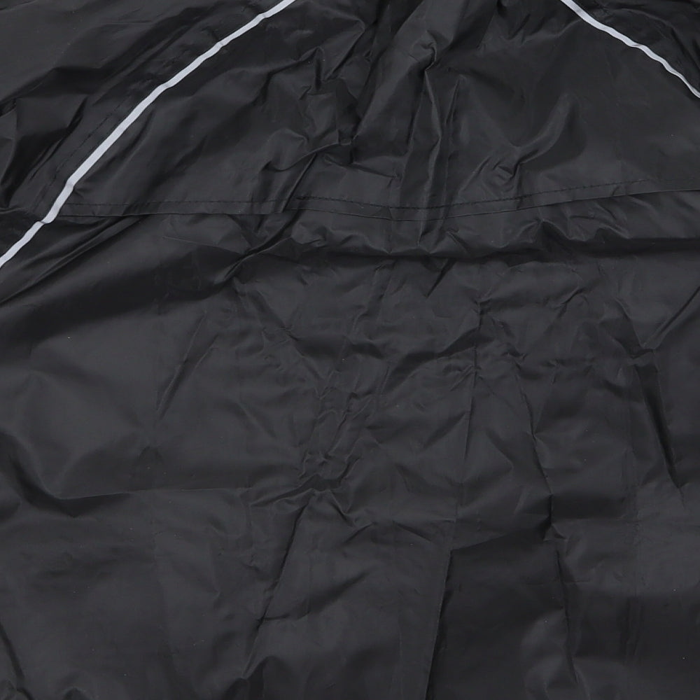 Preworn Womens Black   Rain Coat Jacket Size 10