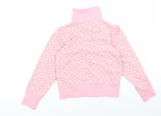 H&M Girls Pink   Jacket  Size 7 Years