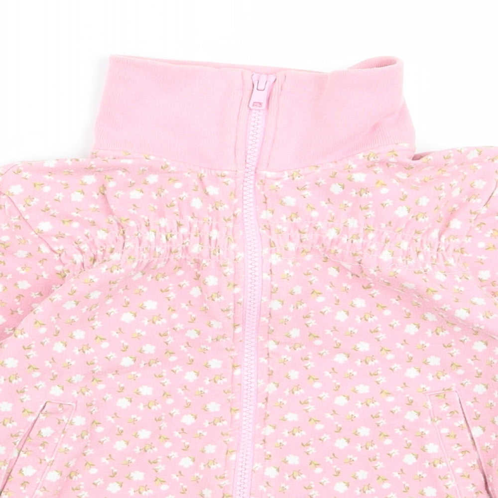 H&M Girls Pink   Jacket  Size 7 Years