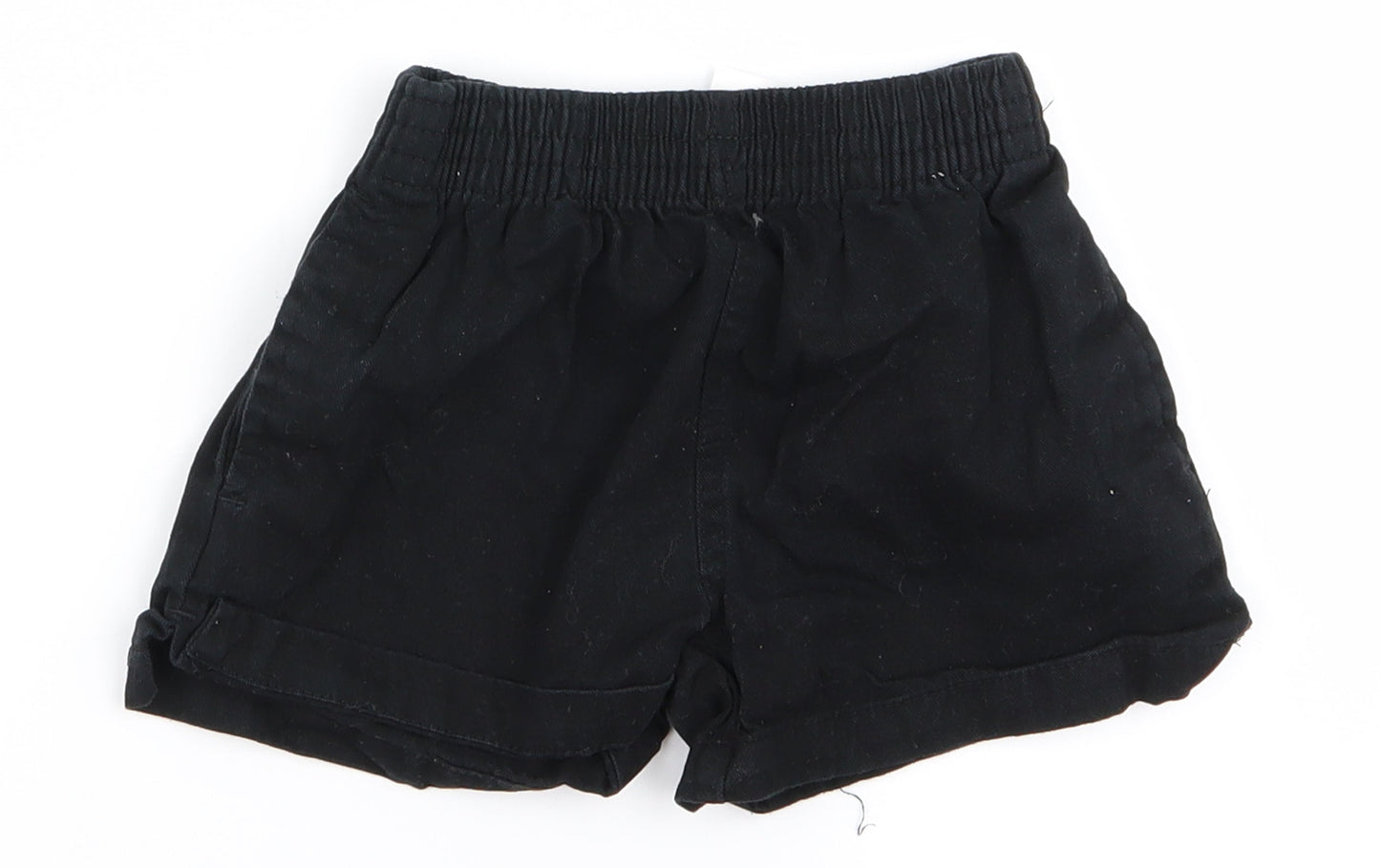 George Girls Black   Hot Pants Shorts Size 3 Years