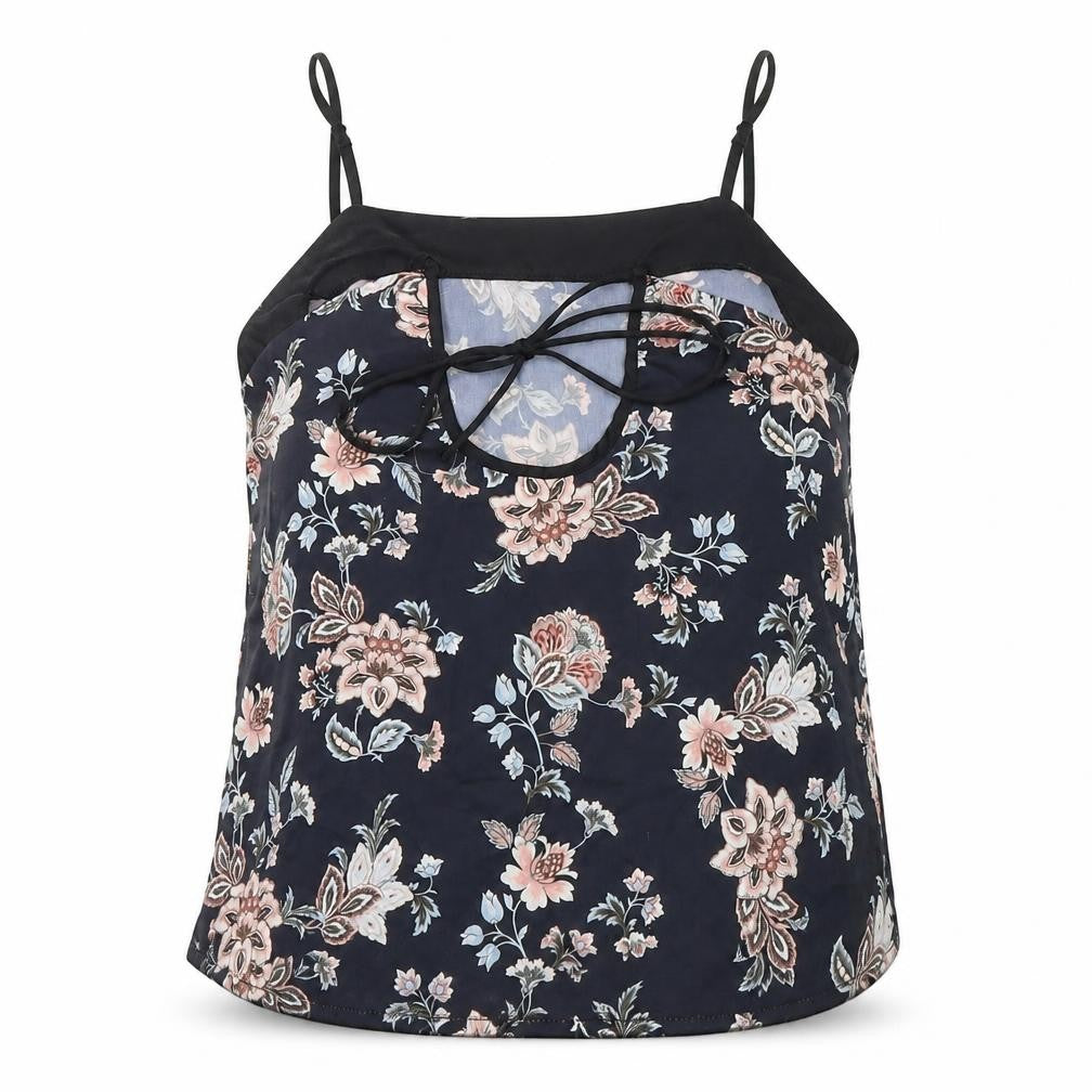 NEXT Womens Blue Floral  Basic Blouse Size 10