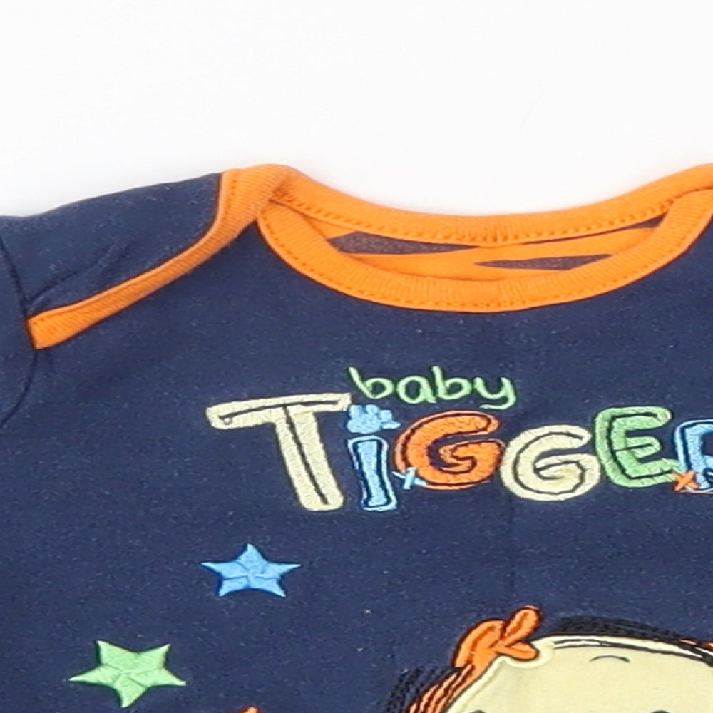 Disney Baby Blue   Basic T-Shirt Size 0-3 Months  - Tigger