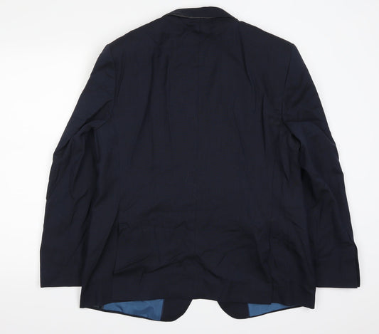 Marks and Spencer Mens Blue   Jacket Suit Jacket Size 42