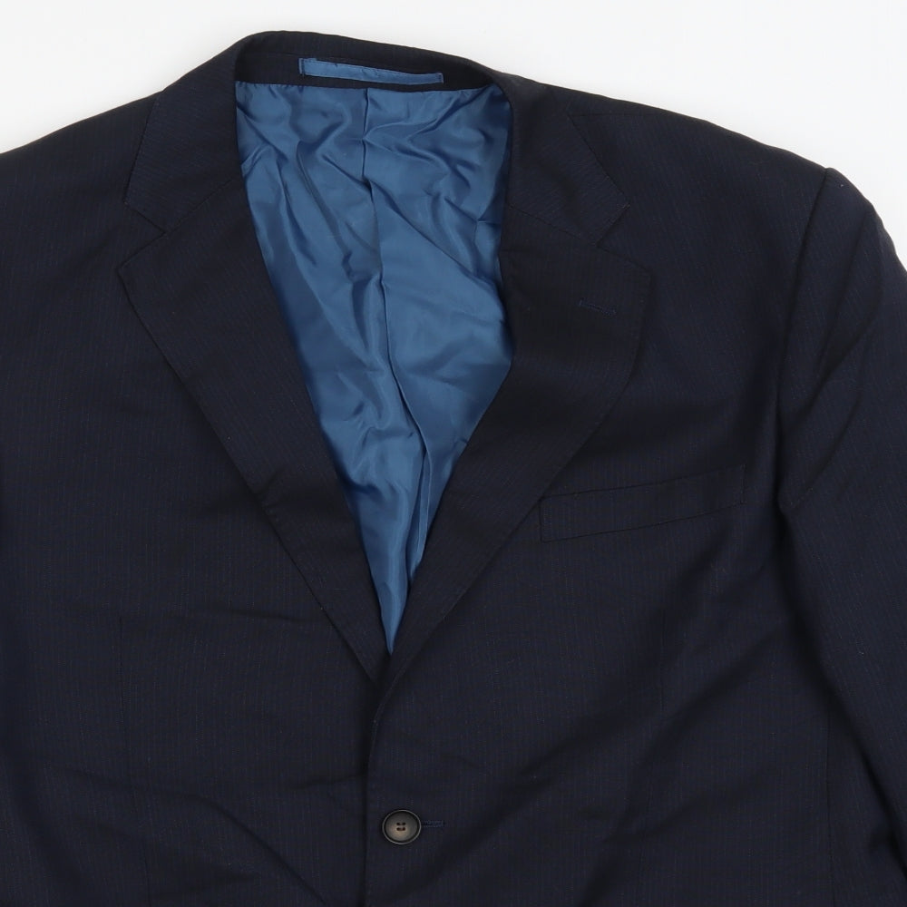 Marks and Spencer Mens Blue   Jacket Suit Jacket Size 42