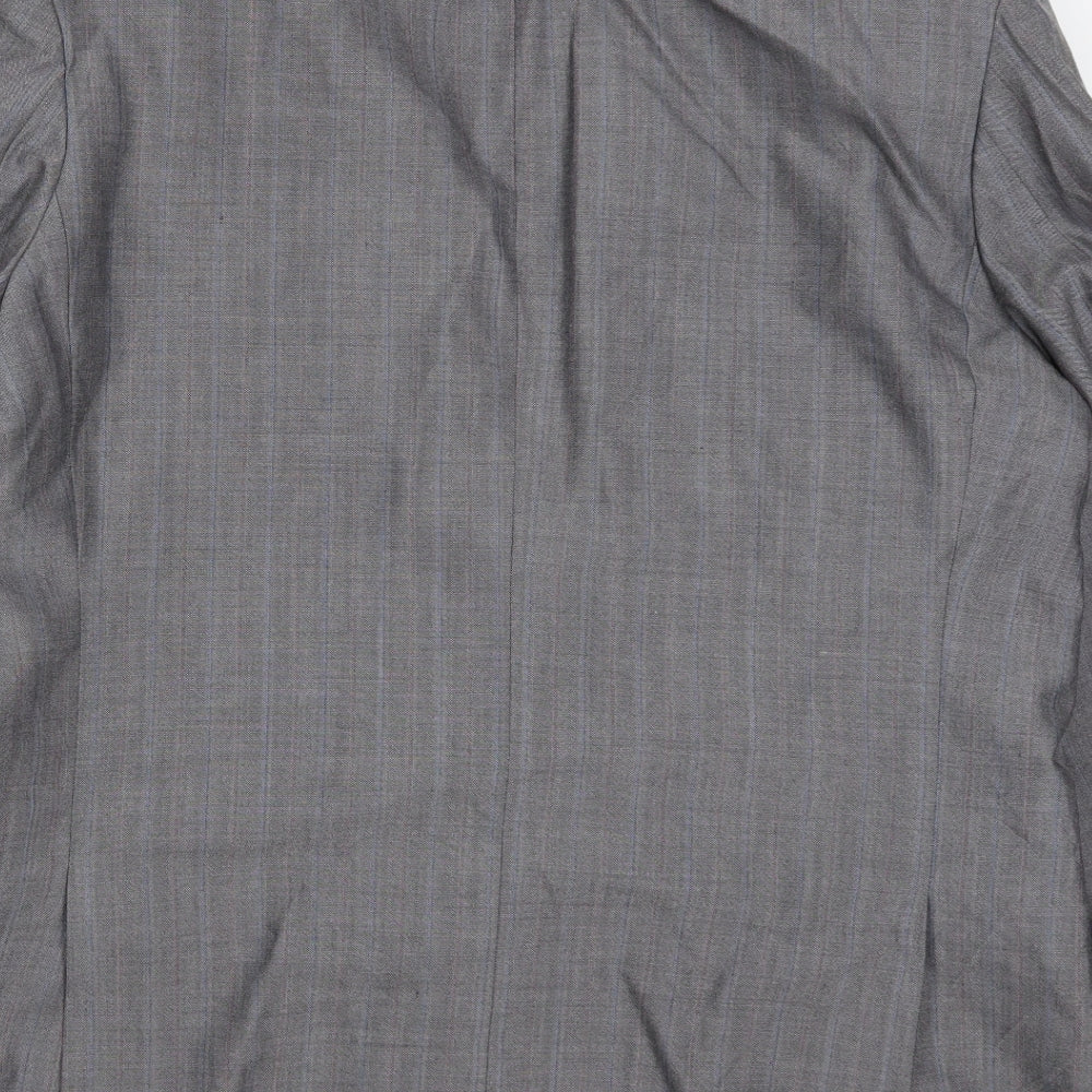St Michael Mens Grey Check  Jacket Suit Jacket Size 46