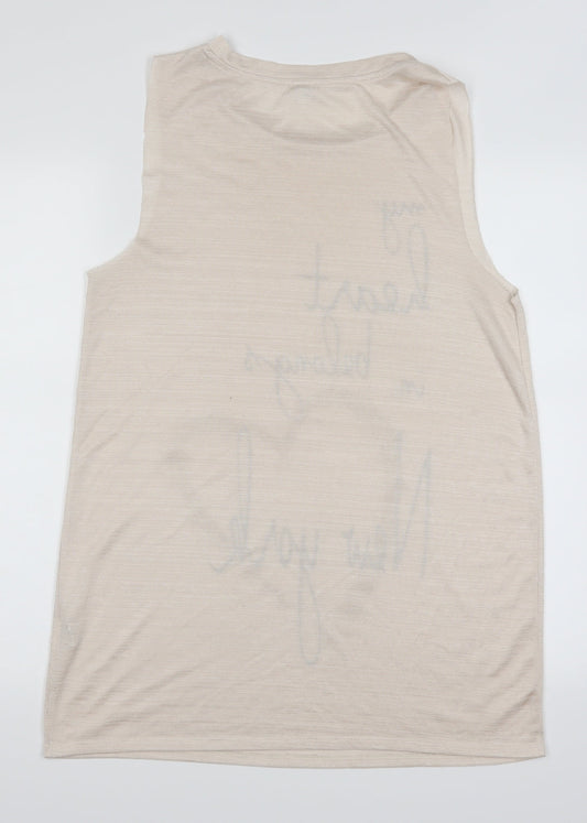 River Island Womens Pink   Basic Tank Size 14  - My Heart Belongs in New York