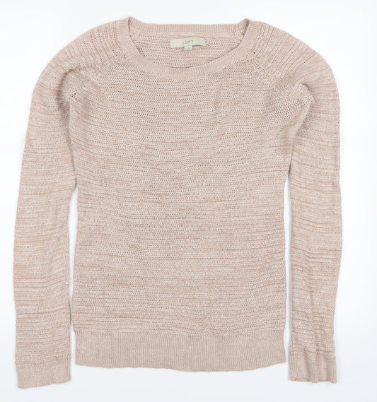 LOFT Womens Pink   Pullover Jumper Size M