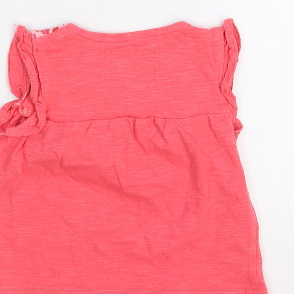 TU Girls Pink   Basic T-Shirt Size 3-6 Months