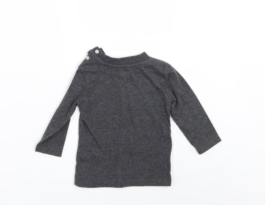 Primark Boys Grey   Basic T-Shirt Size 3-6 Months